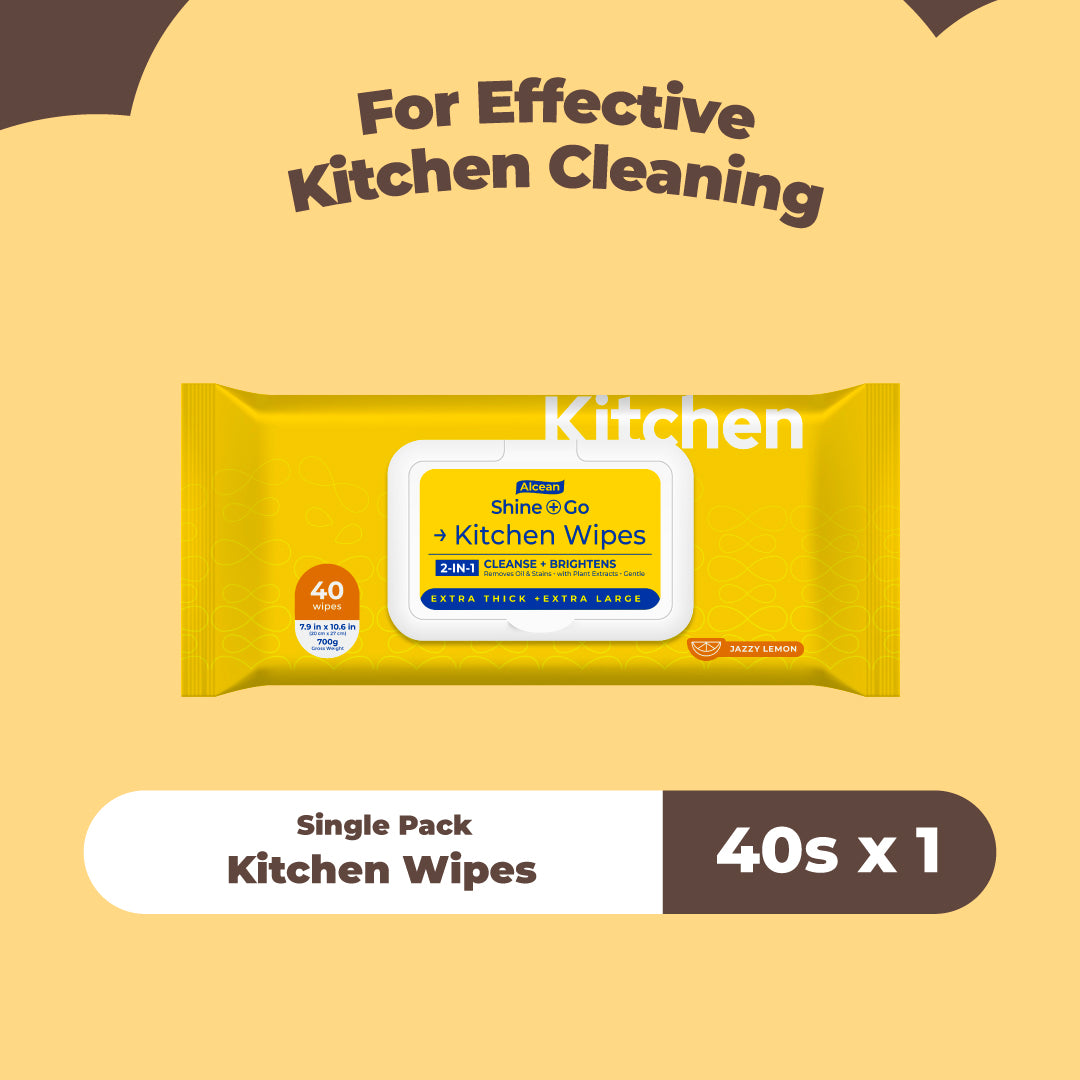 Alcean Kitchen Wipes 40 Wipes (1 pack)